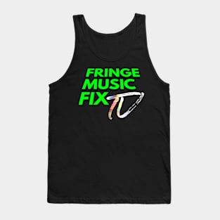 FRINGE MUSIC FIX Logo (Green x Black Shadow Variant) Tank Top